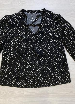 Нова блуза в горох boohoo , uk16