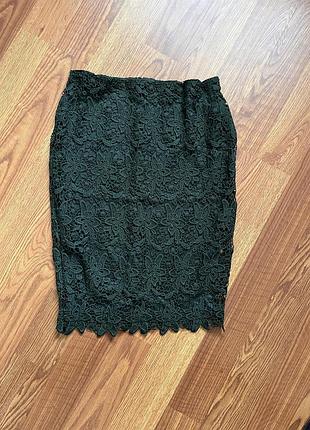 Юбка миди кружево