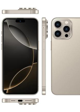 Мобильный телефон смартфон apple iphone 16 pro max, 6 гб+128 гб,  6,5 дюйма, android 10, 4g, 2 сим!10 фото