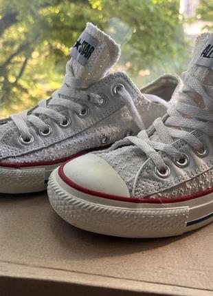 Кеди converse білі розмір 37,5 (24см)