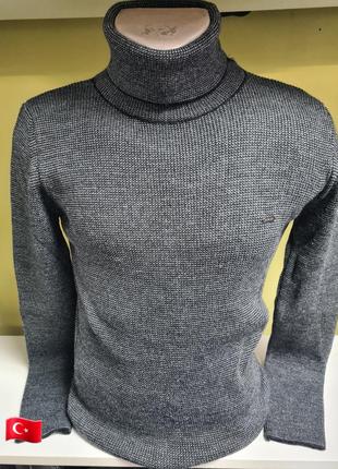 Гольф cottre чоловічий туреччина, чоловічий светр з горлом гольф, чоловічий гольф, гольф приталений вовна, теплий вовняний гольф светр
