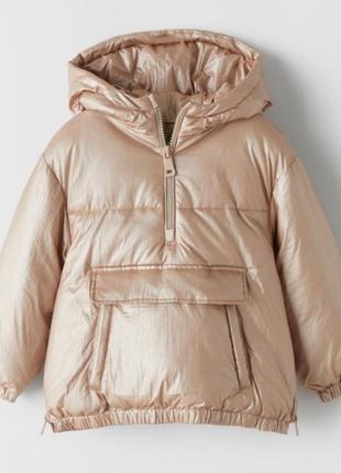 Тёплая зимняя куртка для девочки zara