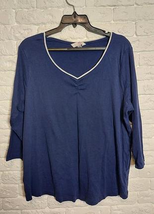 Фірмова трикотажна блуза лонгслів