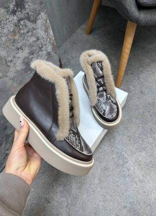 Лоферы женские с норкой