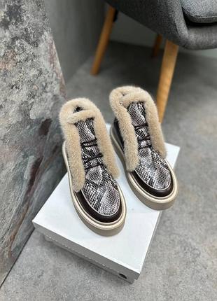 Лоферы женские с норкой