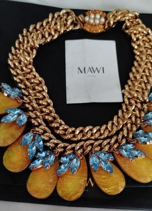 Mawi london опаловое колье