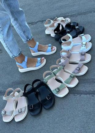 Натуральная кожа замша все размеры сандалии