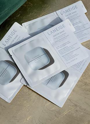 Тестер крему для обличчя laneige water bank blue hyaluronic cream, 2мл