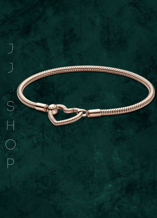 Срібний браслет pandora rose 582257c00
