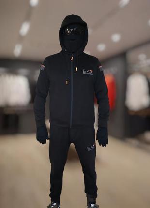 Emporio armani спортивный костюм чорный