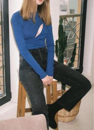Синий топ kozhuhar