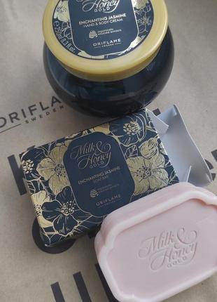 Крем для рук і тіла та мило milk & honey gold – жасмин