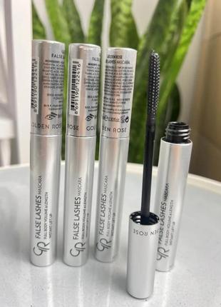 Туш для вій golden rose false lashes mascara