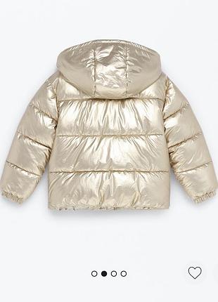 Куртка, куртка на дівчинку дитяча куртка металік, куртка на девочку2 фото