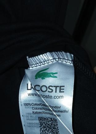 Lacoste мужская футболка черная6 фото