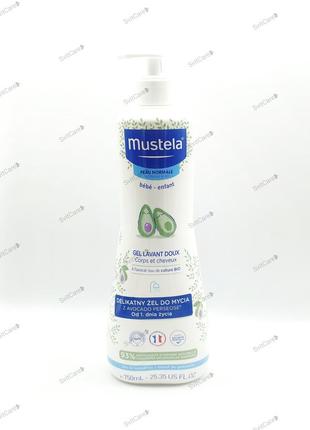 Mustela gel lavant doux with avocado гель с авокадо 750 мл