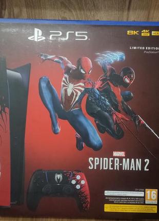Игровая консоль playstation 5 blu-ray limited edition spider man, ps5