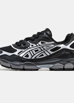 Мужские кроссовки asics gel-nyc black white