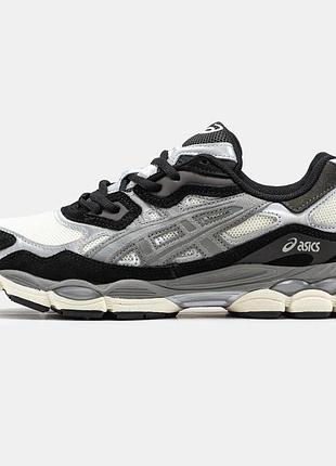Чоловічі кросівки asics gel-nyc grey white black