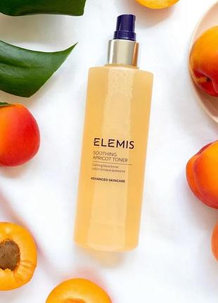 Успокаивающий тоник для лица, elemis soothing apricot toner