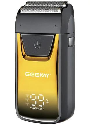 Акумуляторна електробритва-шейвер geemy gm-90123 фото