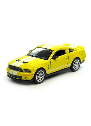 Модель легкова shelby gt500 (2007) 5'' kt5310w метал.інерц.відкр.дв.4кол.кор./96/