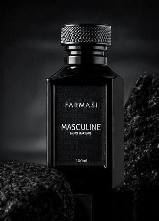 Чоловіча парфумована вода masculine farmasi 100 мл