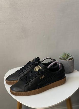 Puma basket кожаные кроссовки