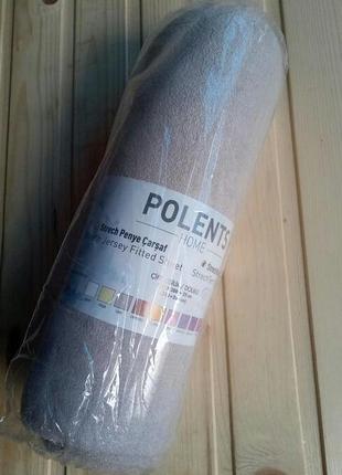 Махровая простынь на резинке polents, турция.