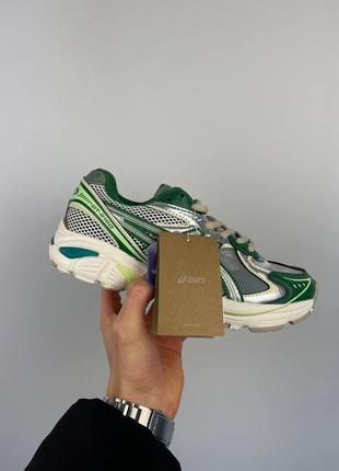 Мужские кроссовки asics 1968-2160 green white silver