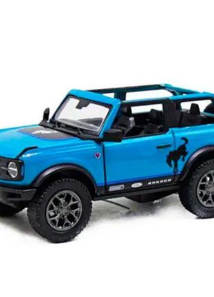 Модель джип ford bronco (open top) 5'' kt5438wfa метал.інерц.відкр.дв. 4кол.кор./96/