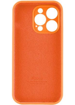 Чохол для смартфона silicone full case aa camera protect for apple iphone 15 pro 52,orange 4