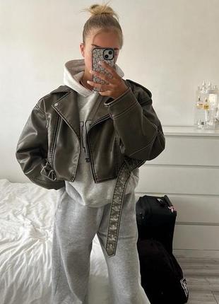 Теплые брюки на флисе zara