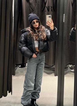 Джинси trf wide leg mid-rise 🤍