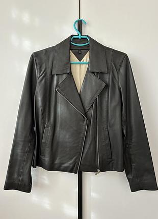 Кожаная куртка massimo dutti