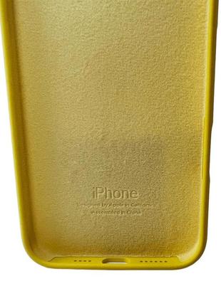 Чохол для смартфона silicone full case aa open cam for apple iphone 16 pro 56,sunny yellow 3