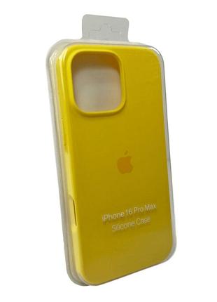 Чохол для смартфона silicone full case aa open cam for apple iphone 16 pro 56,sunny yellow 6