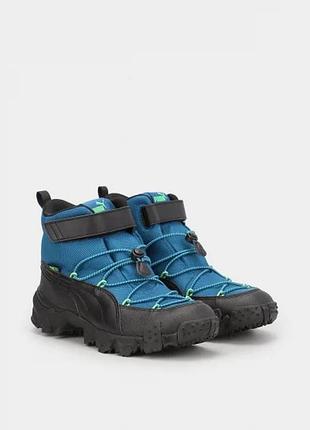 Детские демисезонные ботинки для мальчика puma maka puretex