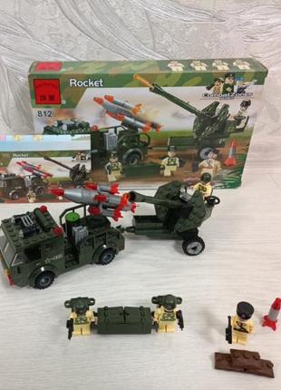 Детский игровой конструктор "ракетница" деталей 242 brick (812)