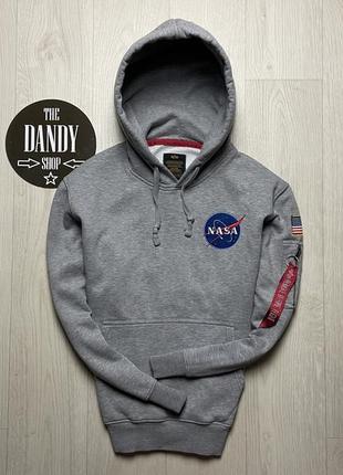 Чоловіча кофта, худі alpha industries, розмір m