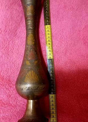 Індійська ваза латунь 4