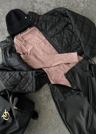 Женский боди "рубчик"