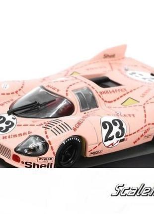 Масштабна модель porsche 917/20 "pink pig" №23 24h le mans (1971). porsche racing collection. масшта