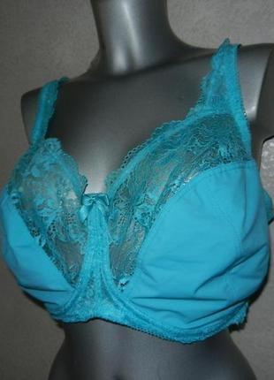40н 90н*pretty secrets ella*бирюзовый бюстгальтер с роскошной ажурной вставкой