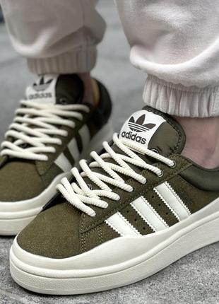Кроссовки adidas campus light wild moss
