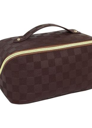 Женская косметичка bk-hzb-04 несессер органайзер дорожная бьюти кейс brown|топ ціна|