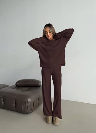 Костюм з широким рубчиком