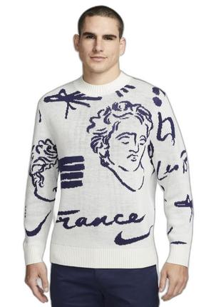 Nike fff свитер knit crew gx top сборная франции новый оригинал