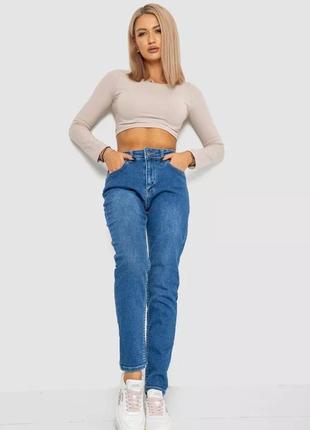 Джинси mom-fit , стрейч