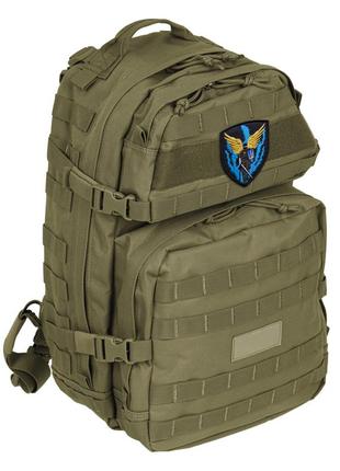 Шеврон нашивка на липучке ангел всу 7,6х9,3 см, вышитый патч